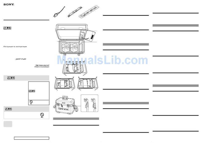 Sony LCH-FHA operating instructions