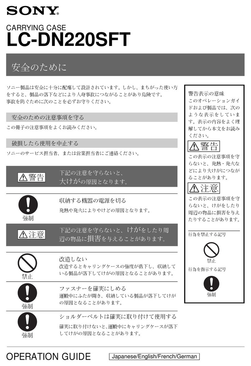Sony LC-DN220SFT User manual
