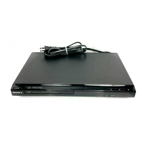 Sony DVP-SR400P User manual Sony DVP-SR400P User manual