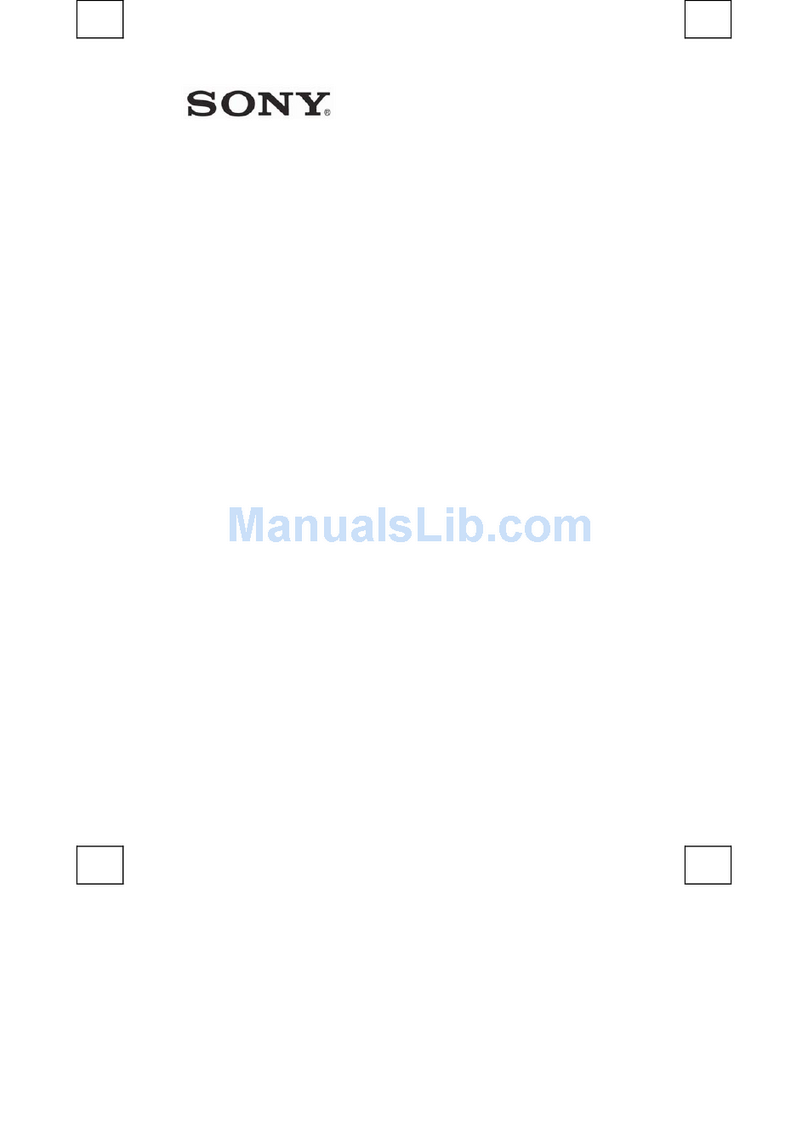 Sony DDU1632 User manual