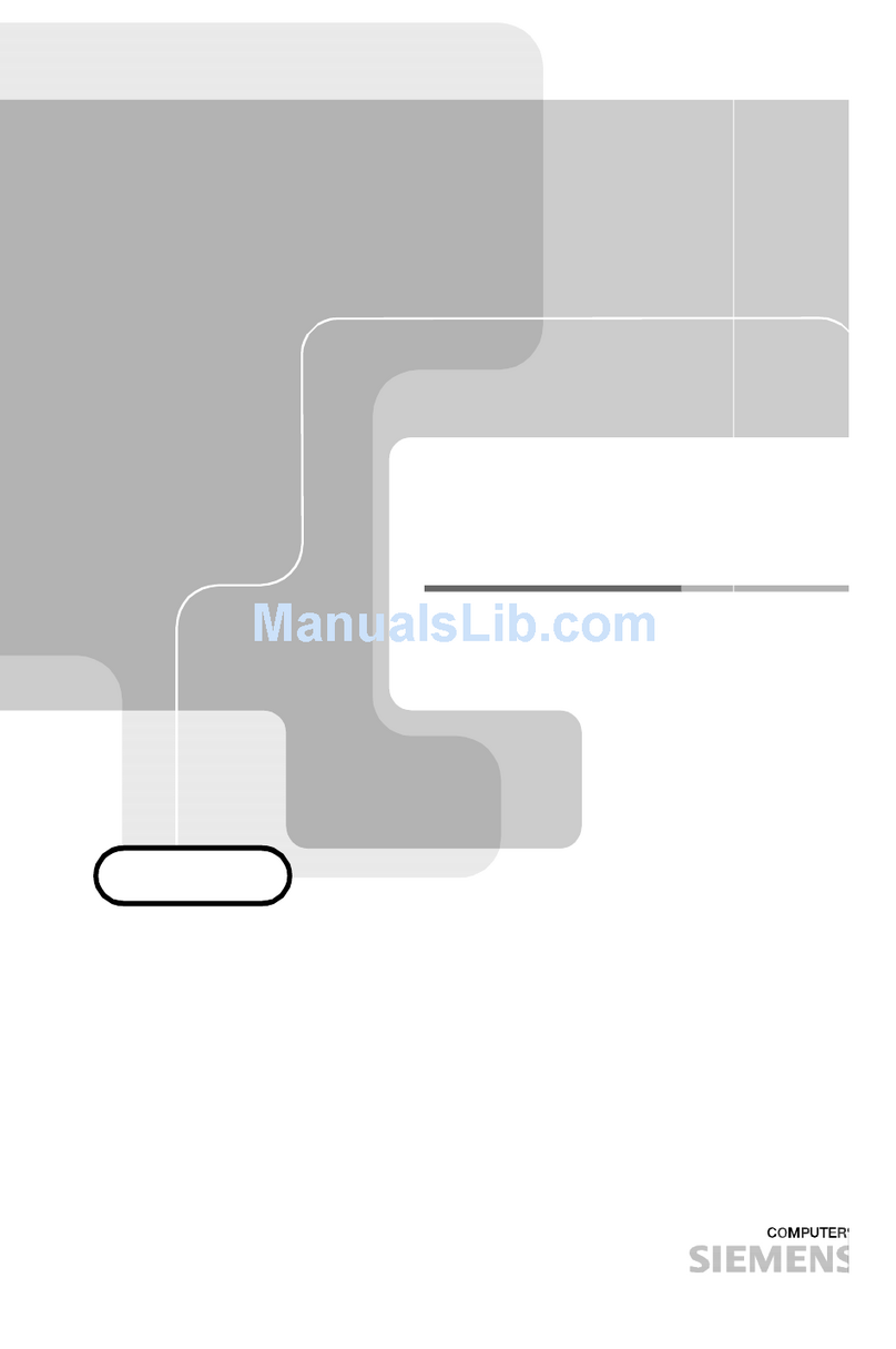 Siemens MCM 17P1 User manual