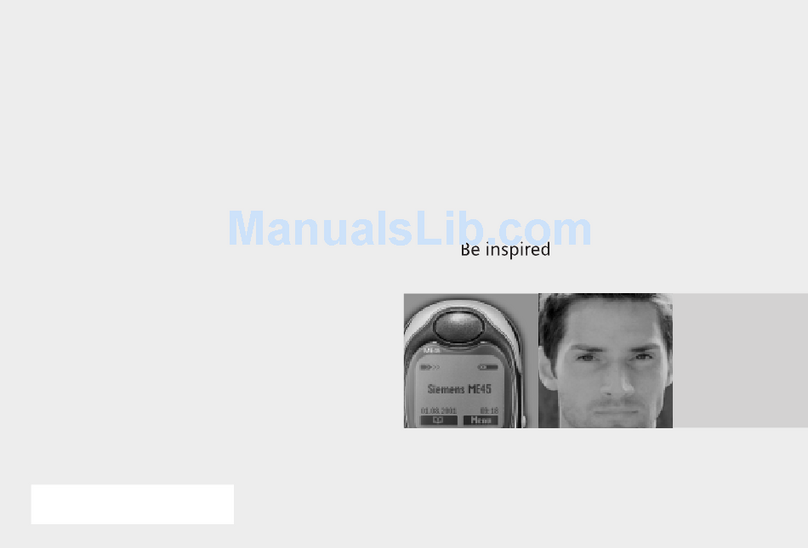 Siemens ME 45 User manual Siemens ME 45 User manual