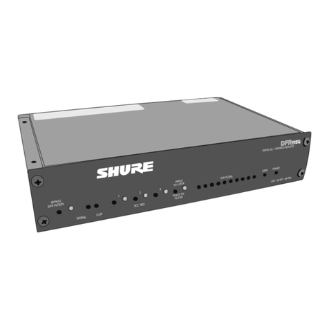Shure DFR11EQ Version 5 Parts list manual Shure DFR11EQ Version 5 Parts list manual