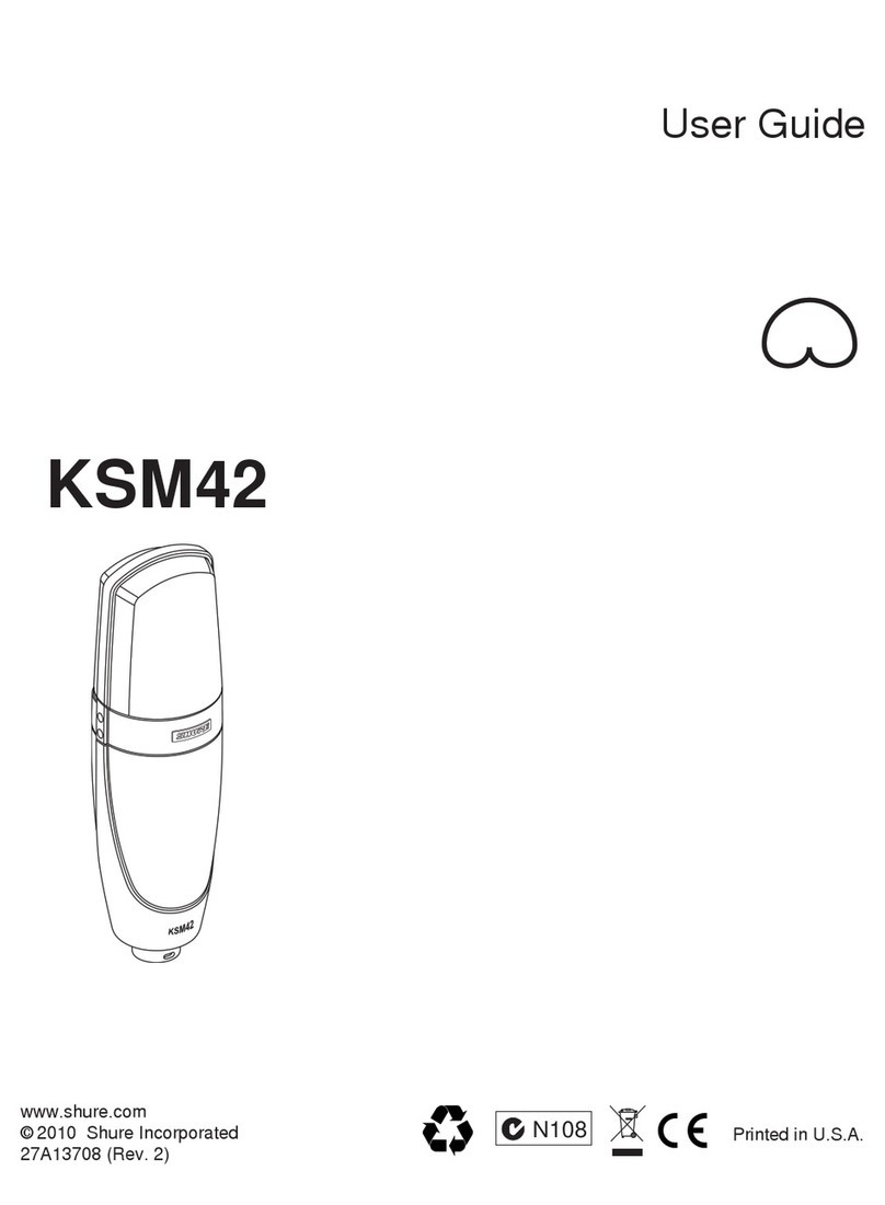 Shure KSM42 User manual