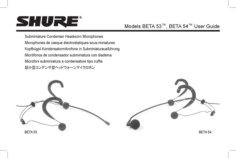 Shure Beta 53 User manual