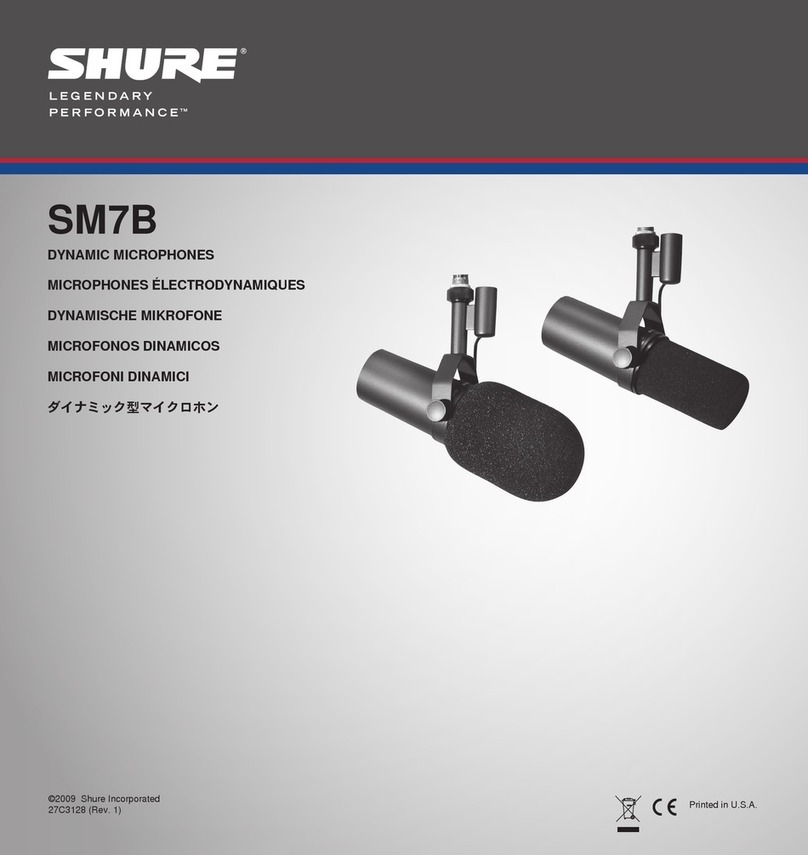 Shure SM7B User manual