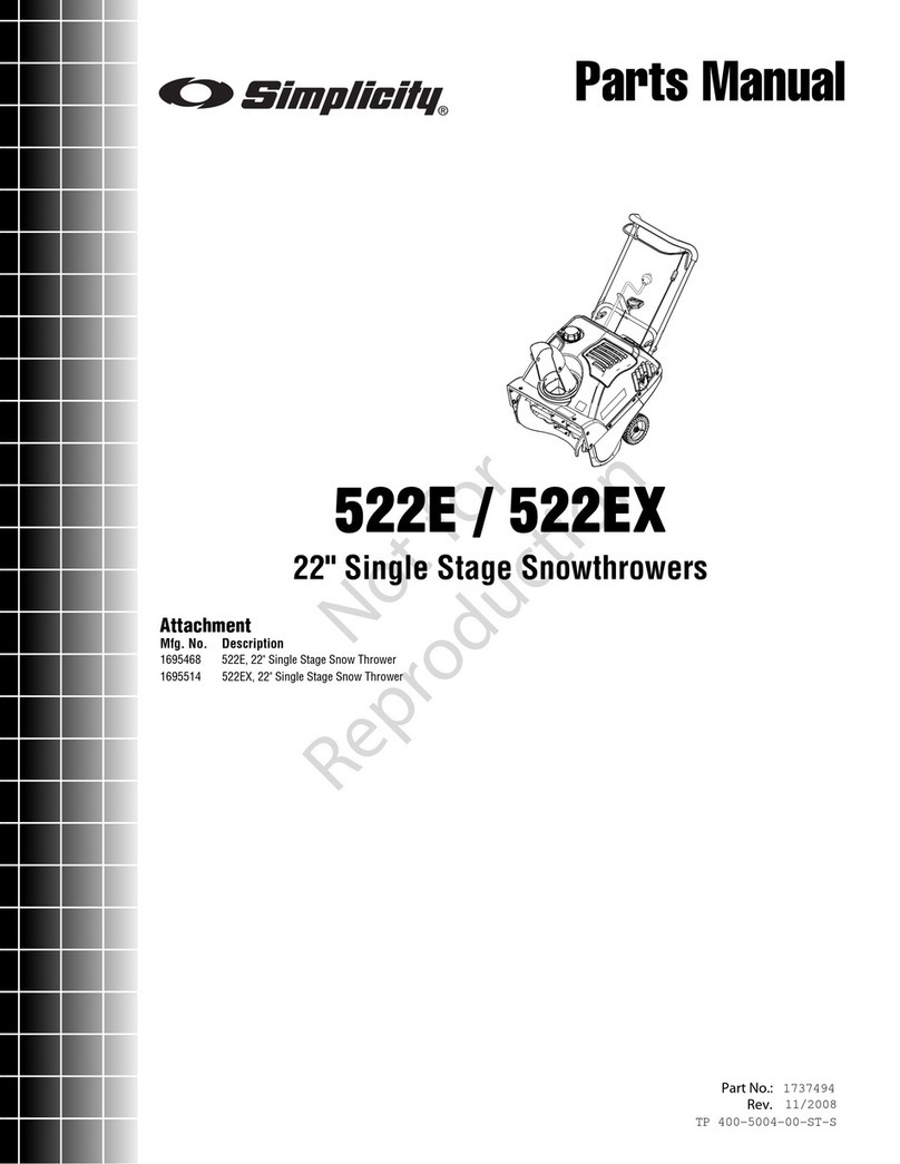 Simplicity 09A4130202E1 User manual