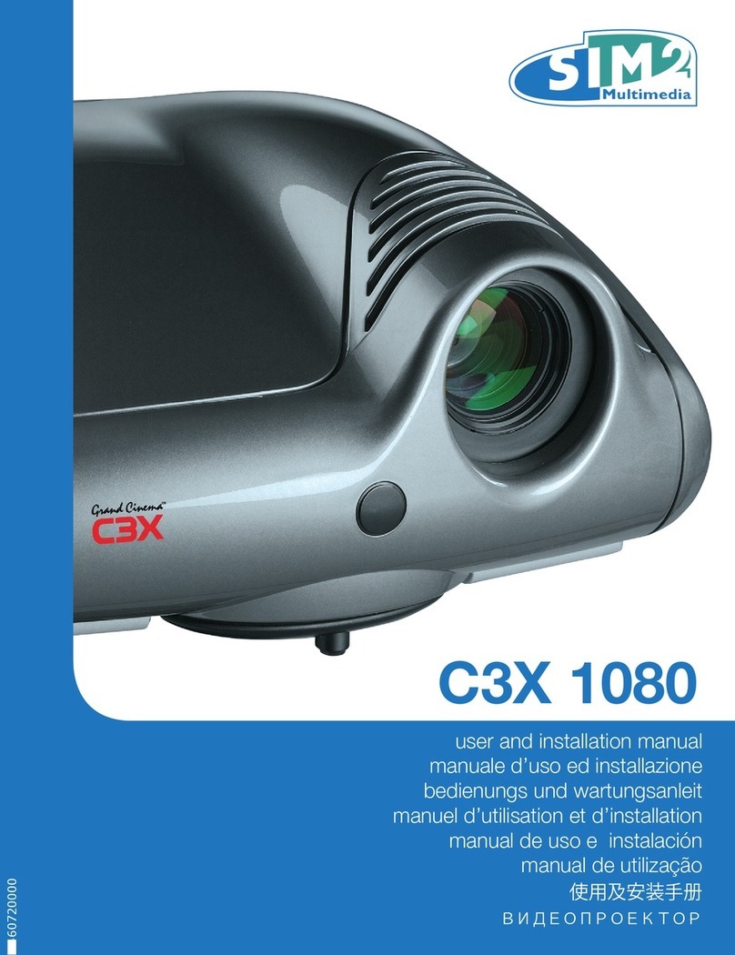 Sim2 C3X1080 Operating manual