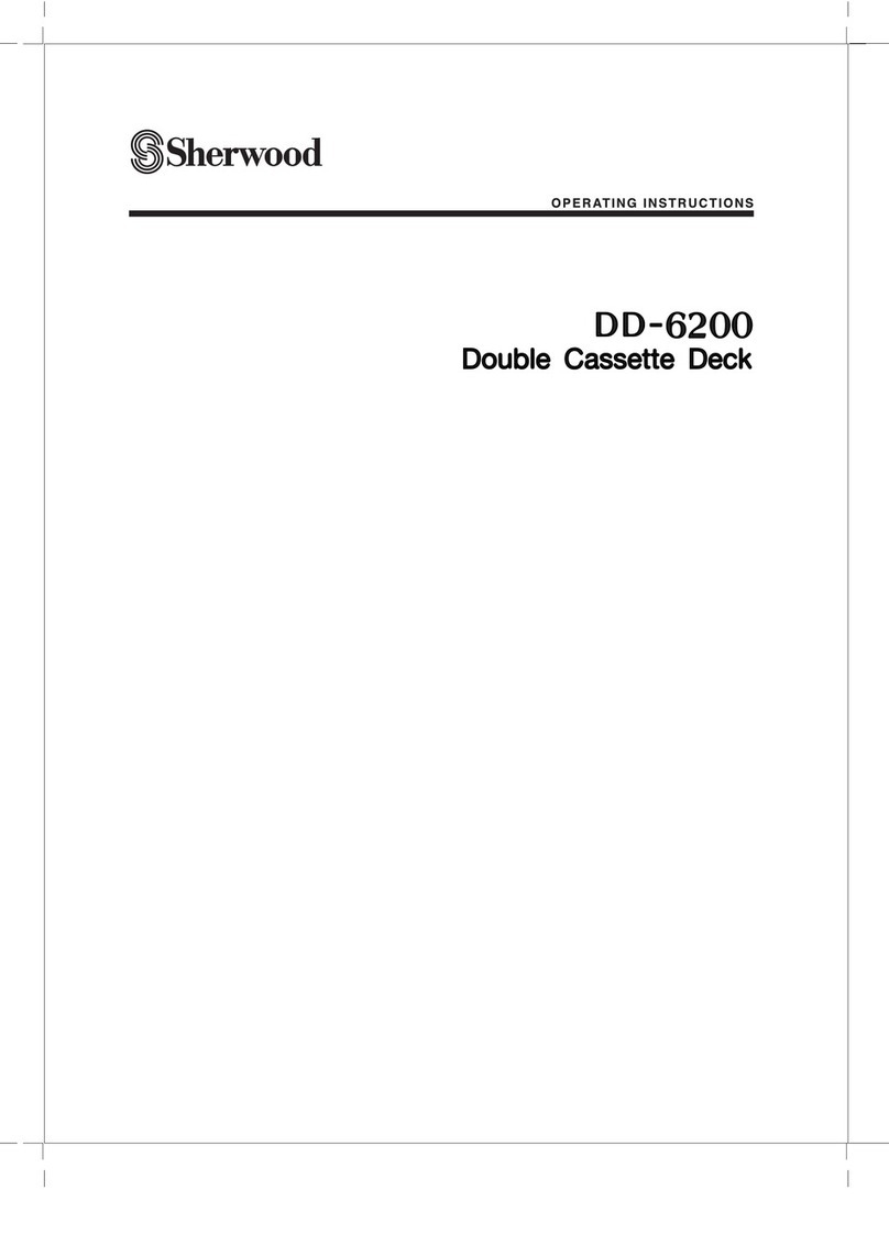 Sherwood DD-6200 operating instructions