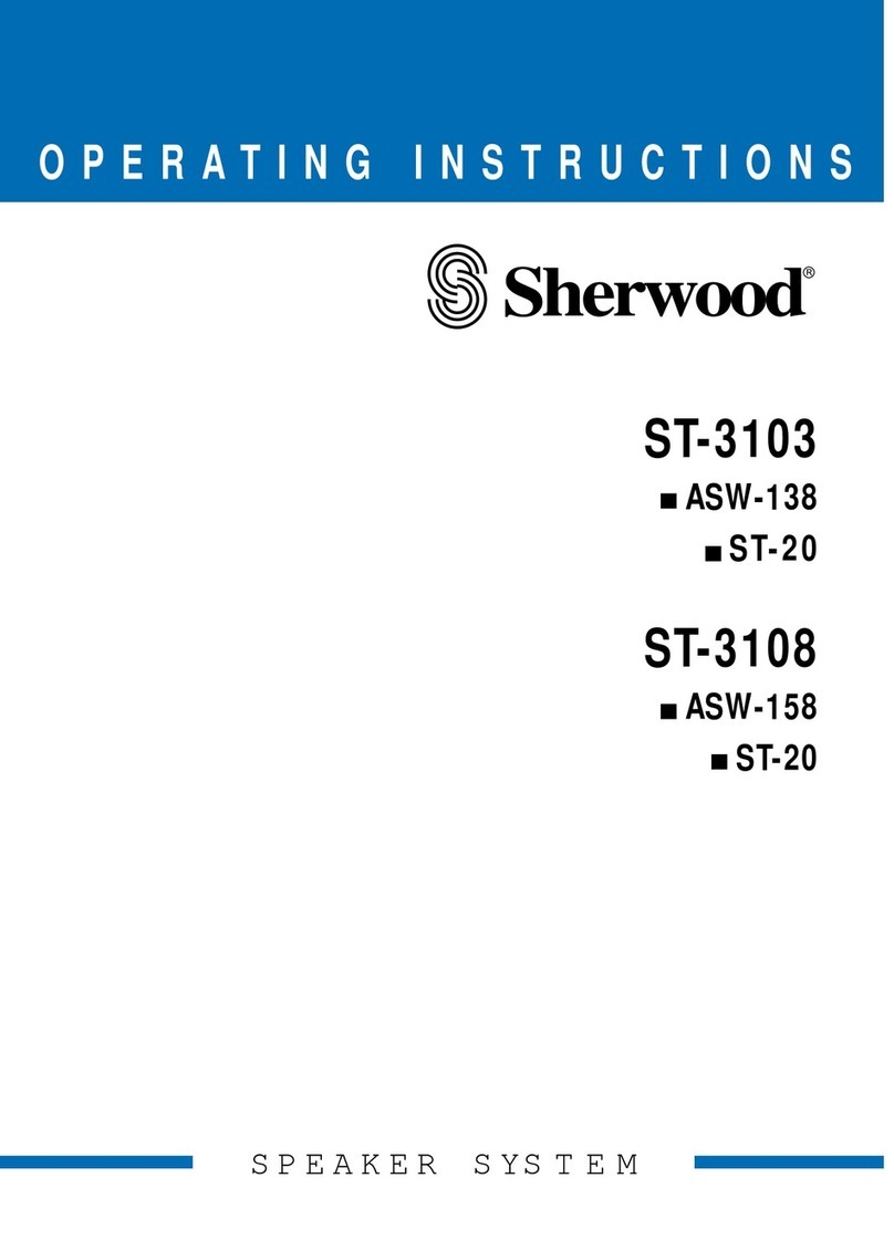 Sherwood ST-3103 User manual