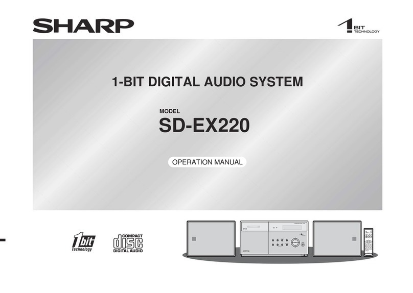 Sharp SD-EX220 User manual