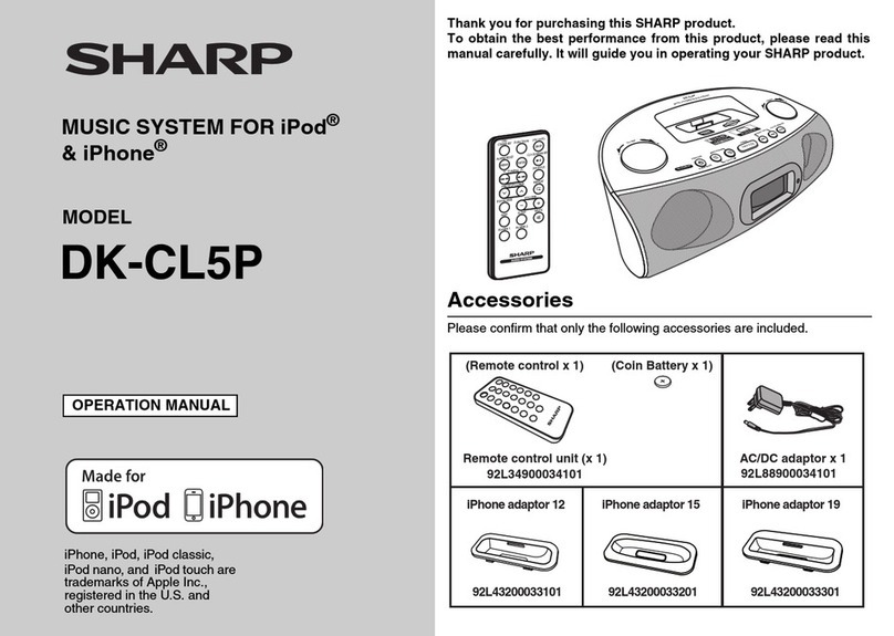Sharp DK-CL5P User manual