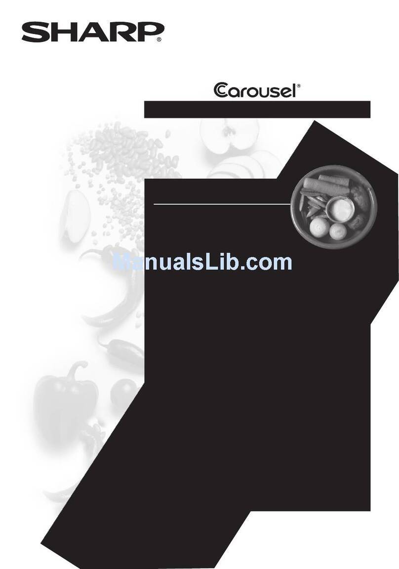 Sharp R-305M User manual
