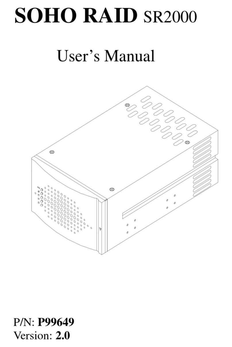 Soho SOHO RAID SR2000 User manual
