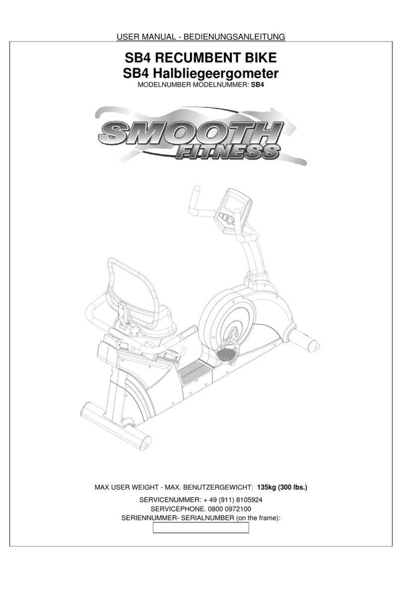 Smooth Fitness SB4 user manual