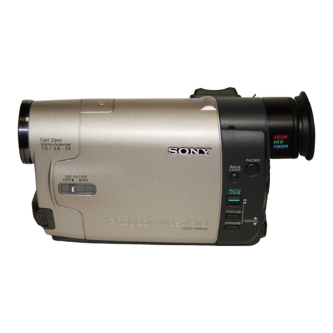 Sony video Hi8 Handycam CCD-TR555E operating instructions