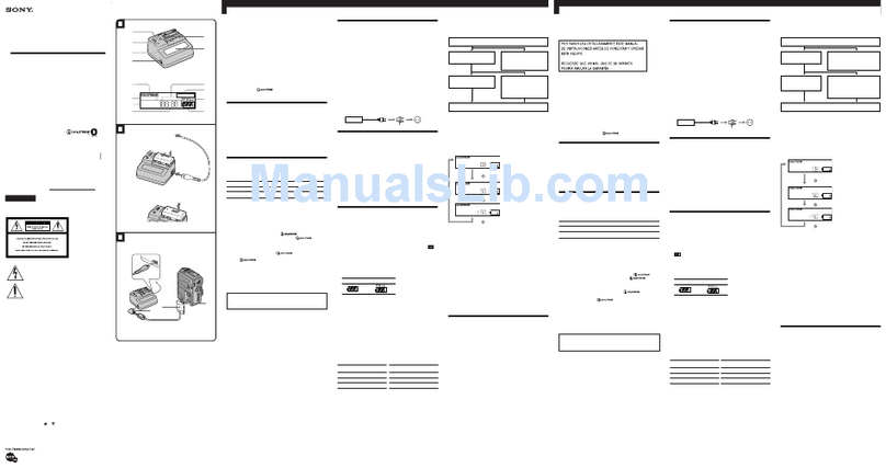 Sony AC VQ11 operating instructions