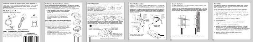 Sirius XM RAdio SXV100V1 installation guide