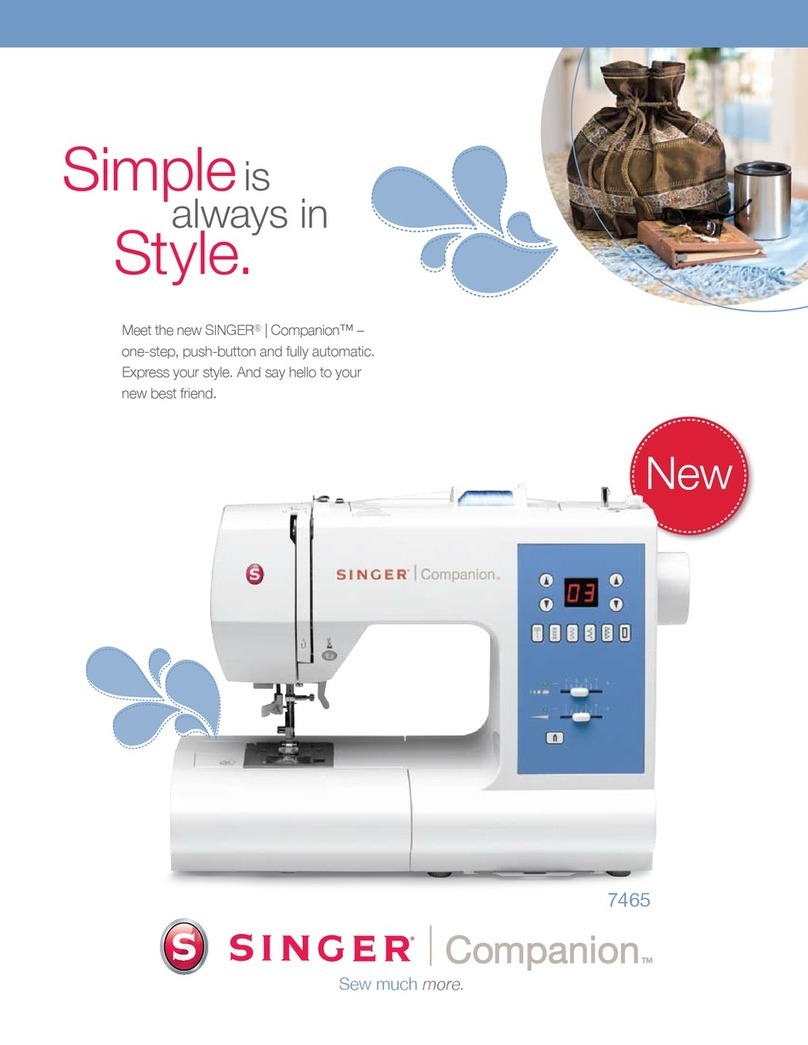 Singer CONFIDENCE 7465 Features