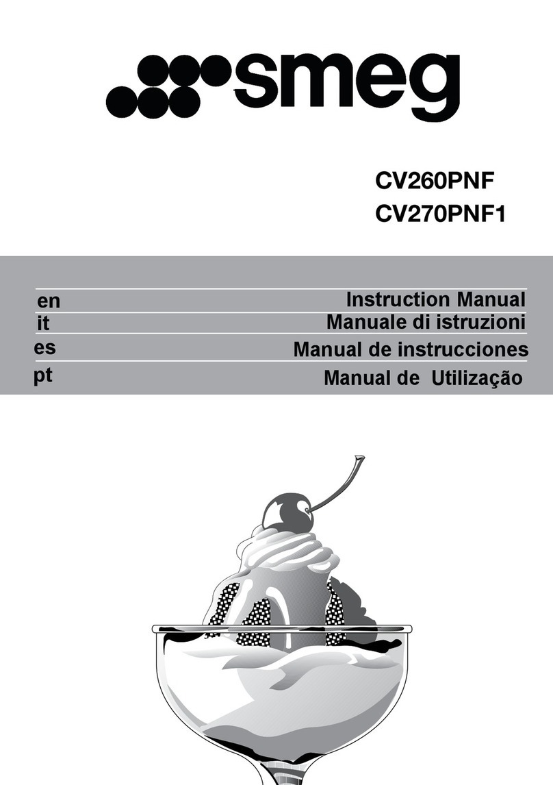 Smeg CV260PNF instruction manual