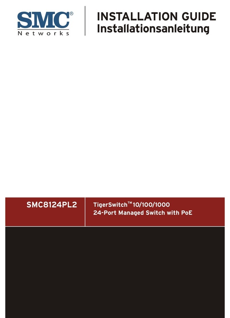 SMC Networks TigerSwitch SMC8124PL2 User manual SMC Networks TigerSwitch SMC8124PL2 User manual