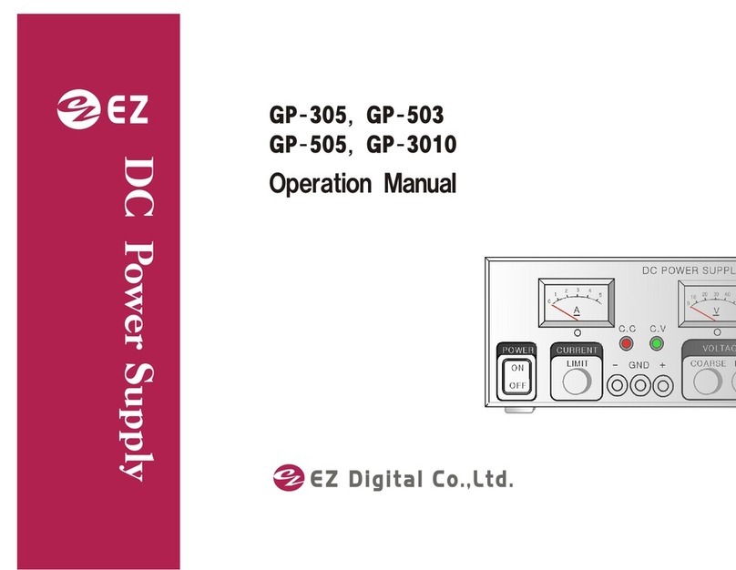 EZ Digital GP-3010 Operation manual