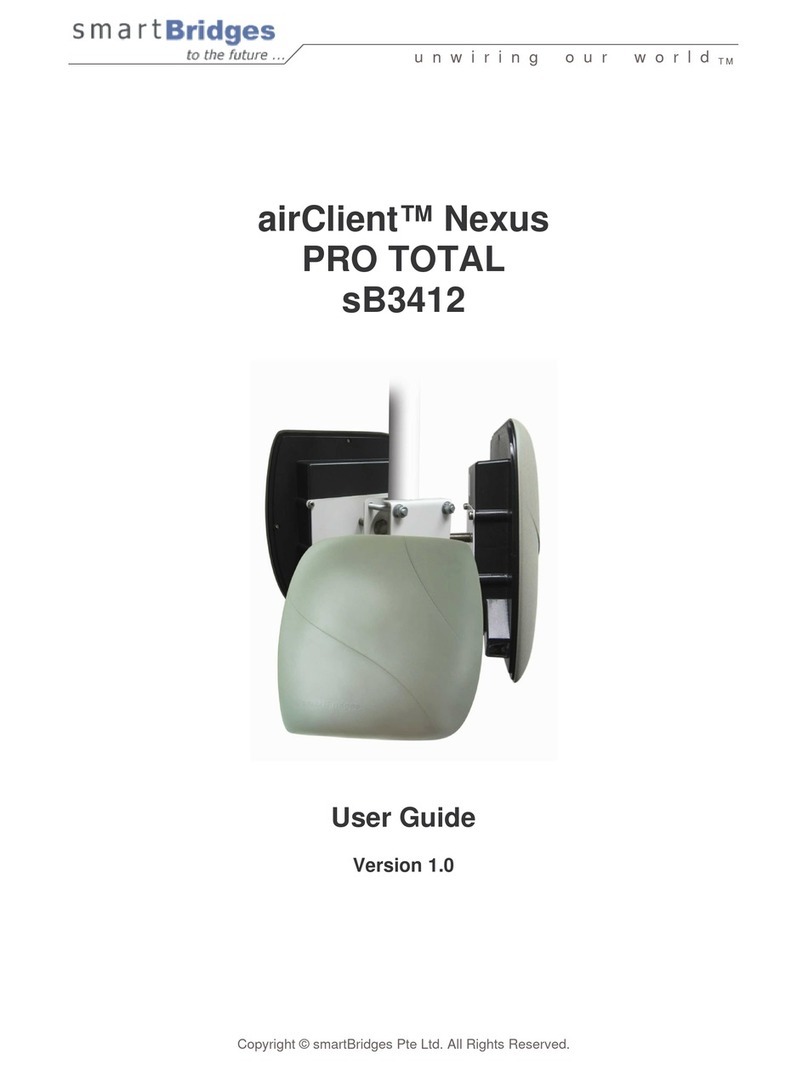 SmartBridges airClient Nexus PRO TOTAL sB3412 user guide