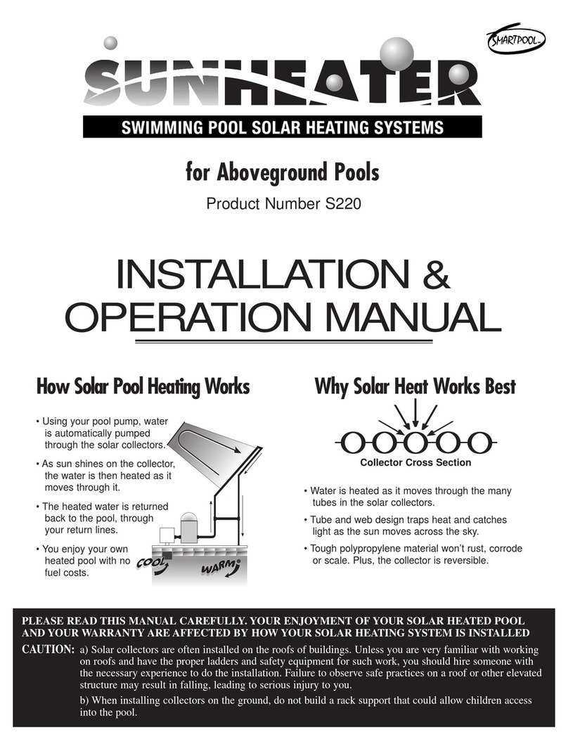 SmartPool S220 Installation and operation manual
