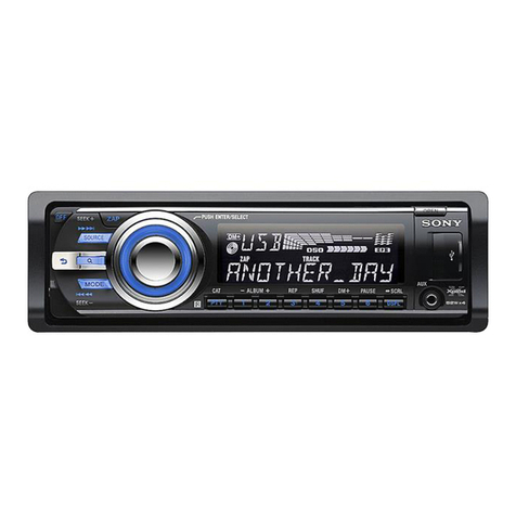Sony CDXGT640UI - MP3/WMA/AAC Player CD Receiver User manual
