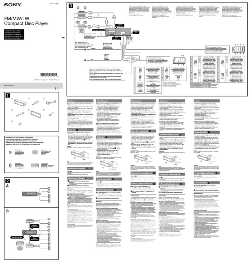Sony CDX-GT660UV Product guide Sony CDX-GT660UV Product guide