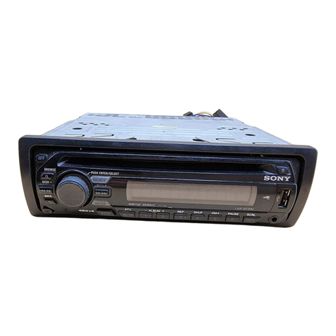 Sony CDX-GT31U Installation/connections