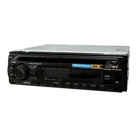 Sony CDX-GT33U Product guide
