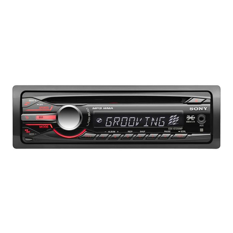 Sony CDX-GT252MP operating instructions