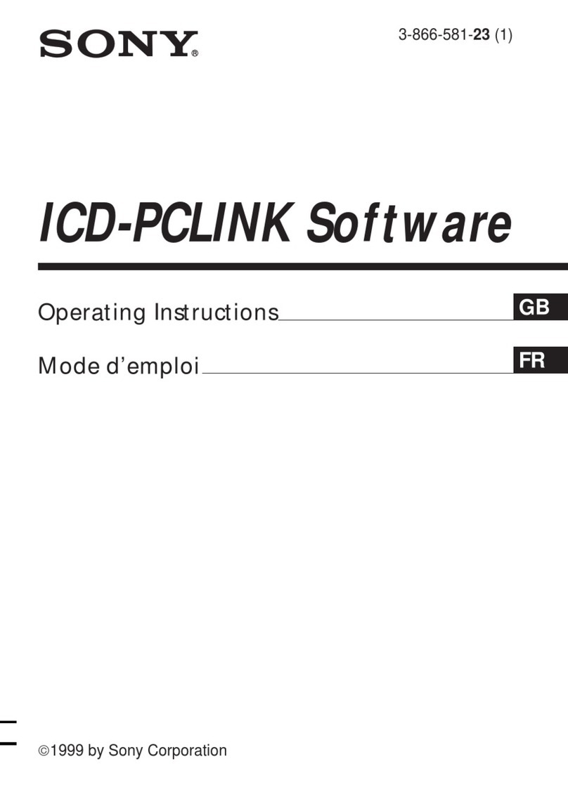 Sony ICD-R100PC Operating Instructions (primary... User manual Sony ICD-R100PC Operating Instructions (primary... User manual