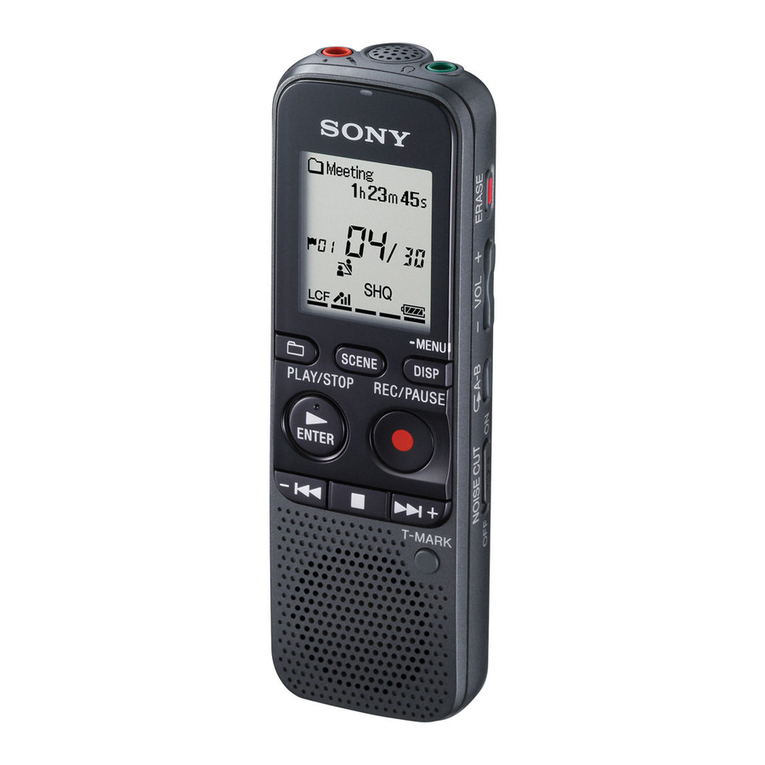Sony ICD-PX312 User manual