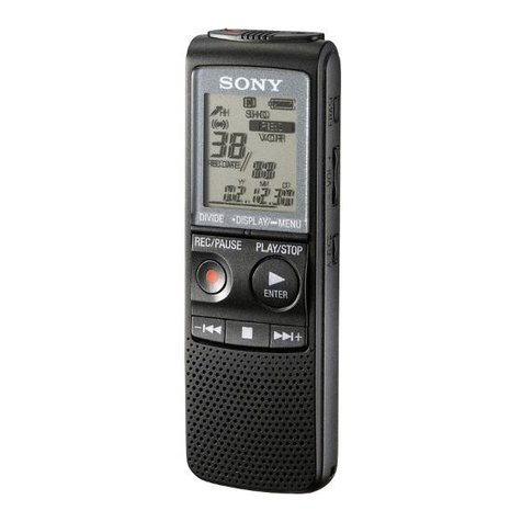 Sony ICD-PX720 User manual