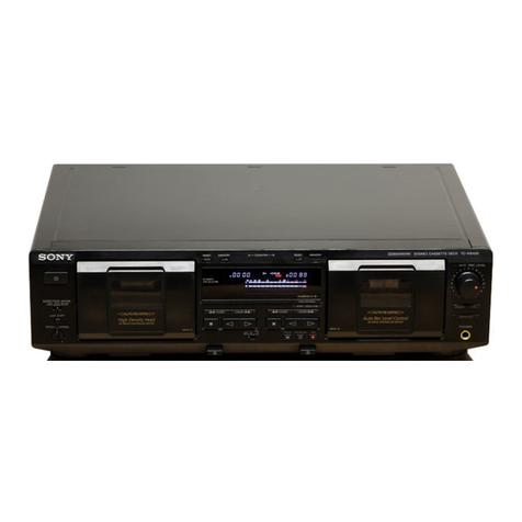 Sony TC-WE435 User manual