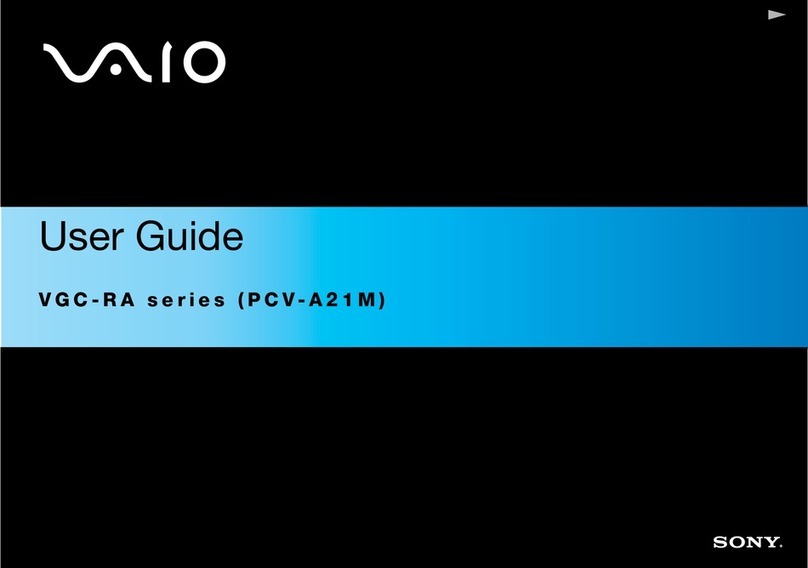 Sony VGC-RA304 User manual