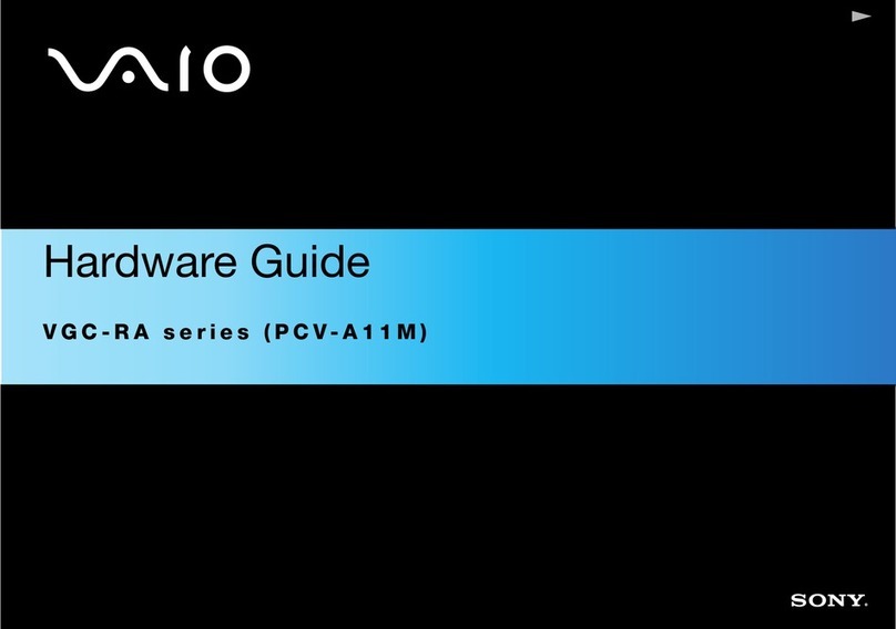 Sony Vaio VGC-RA204 Installation instructions