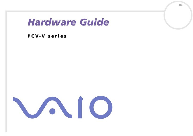 Sony VAIO PCV-V1/D Installation instructions