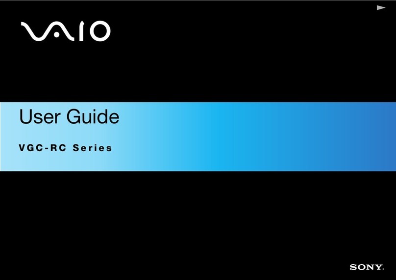 Sony VGC-RC204 User manual Sony VGC-RC204 User manual