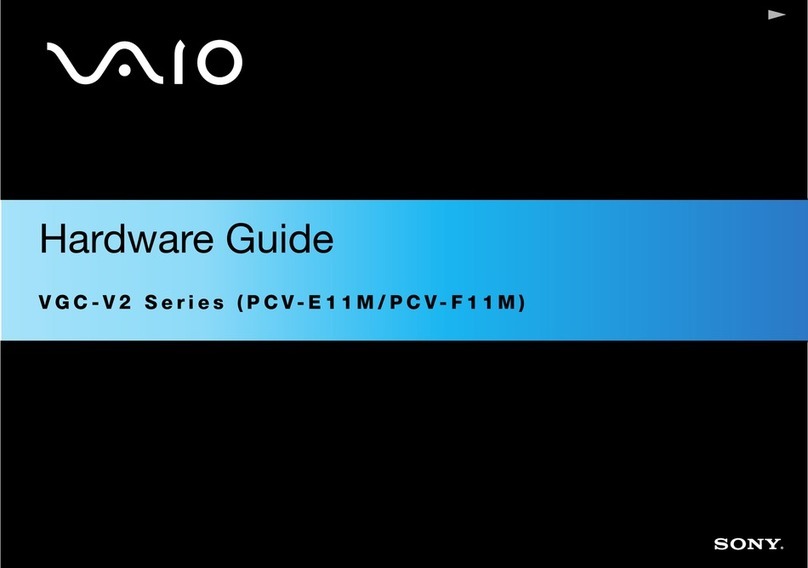 Sony Vaio VGC-V2M Installation instructions