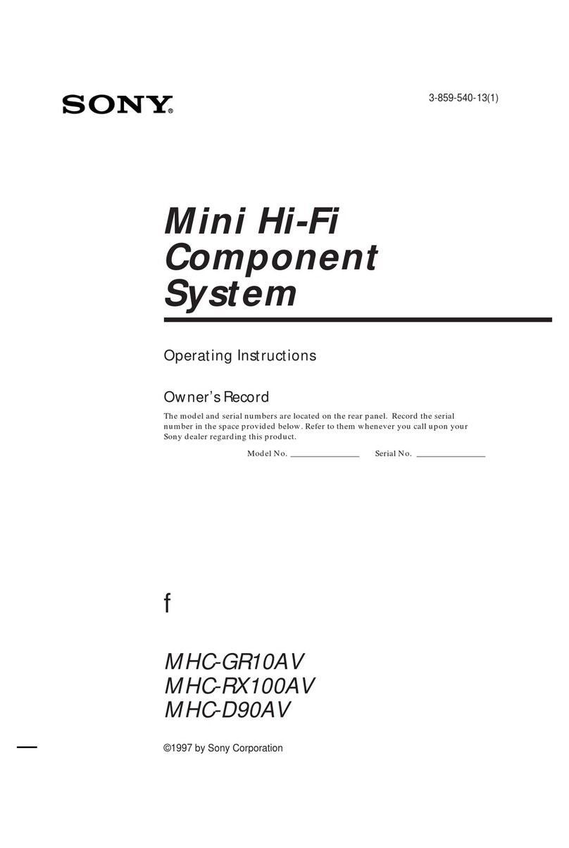 Sony MHC-D90AV User manual