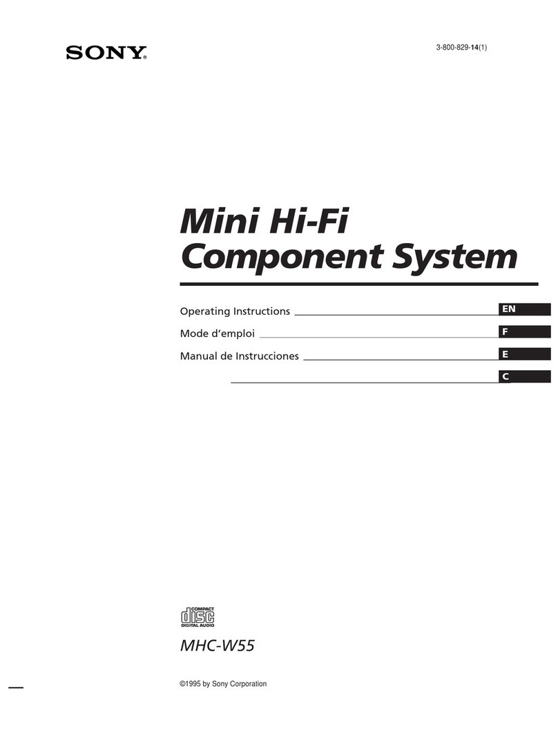 Sony MHC-W55 User manual