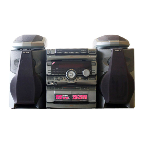 Sony MHC-GR8 operating instructions