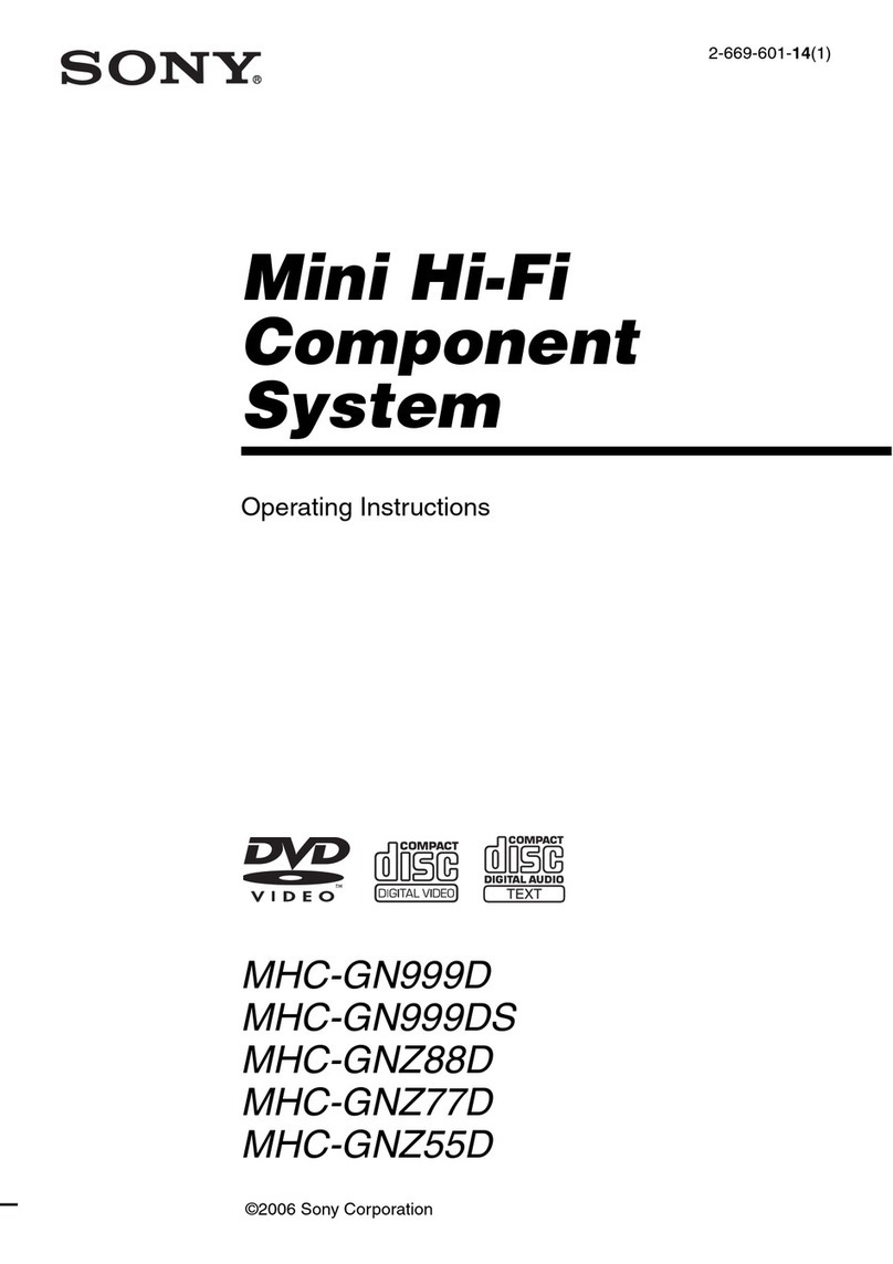 Sony MHC-GNZ55D operating instructions