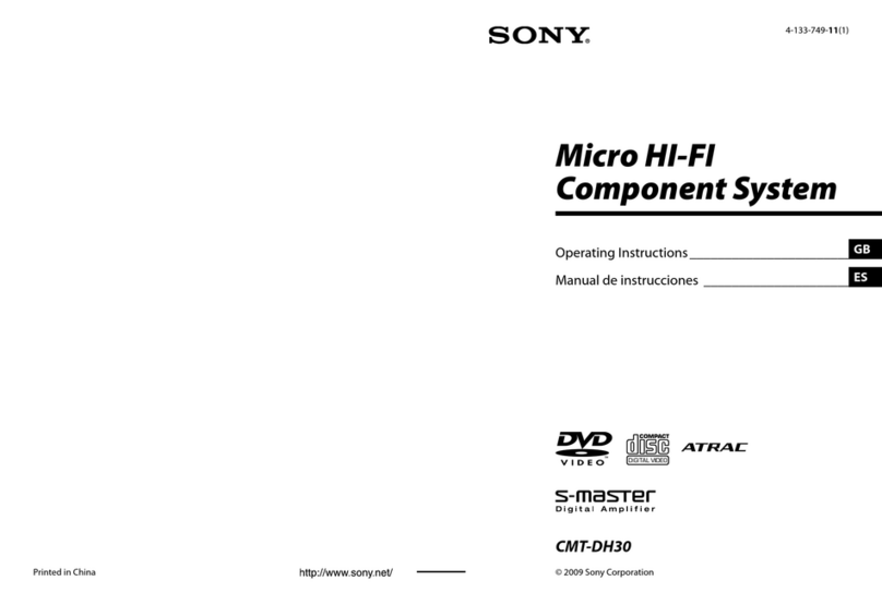 Sony CMT-DH30 User manual