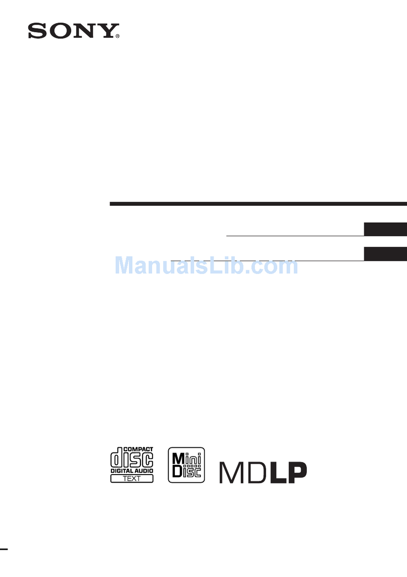 Sony CMT-CP500MD User manual