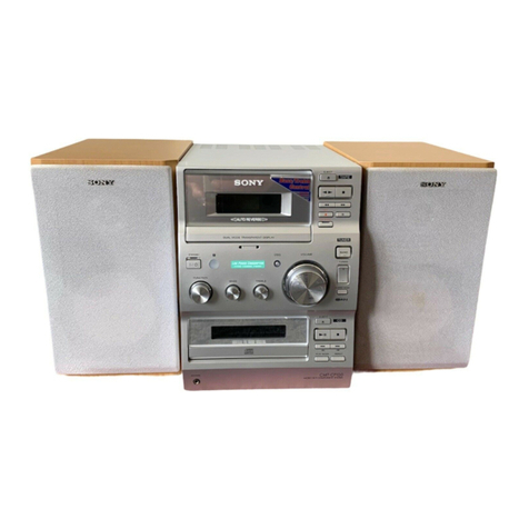 Sony CMT-CP100 operating instructions