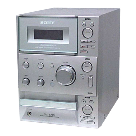 Sony CMT-101 User manual